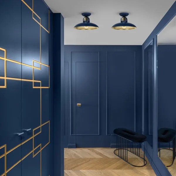 Brilagi - LED Prisadený luster FLAMENGO 1xE27/60W/230V modrá