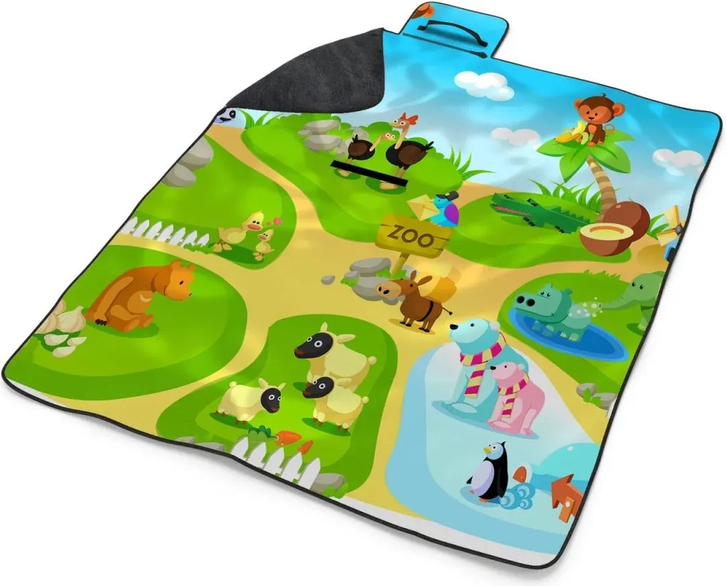 Sablio Plážová deka Detský motív 3: 200x140 cm