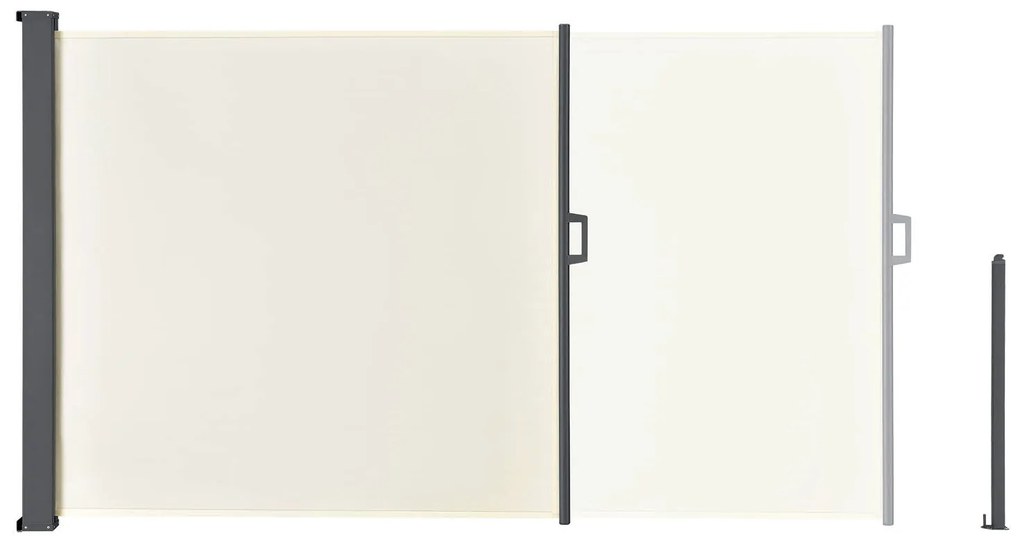 InternetovaZahrada Bočná markíza Dubaj 300 x 160 cm - béžová