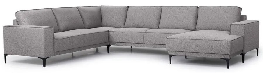 Sivá rohová pohovka (pravý roh/do "U") Copenhagen – Scandic