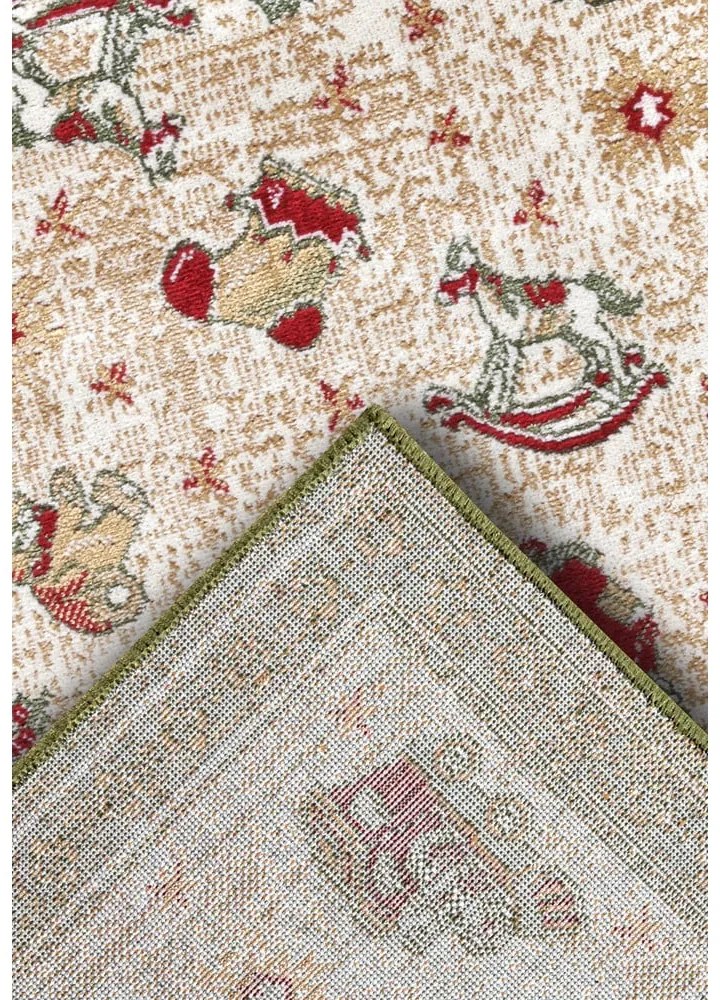 Zelený koberec s vianočným motívom s prímesou bavlny 50x80 cm Toy's Delight Green Christmas – Villeroy&amp;Boch