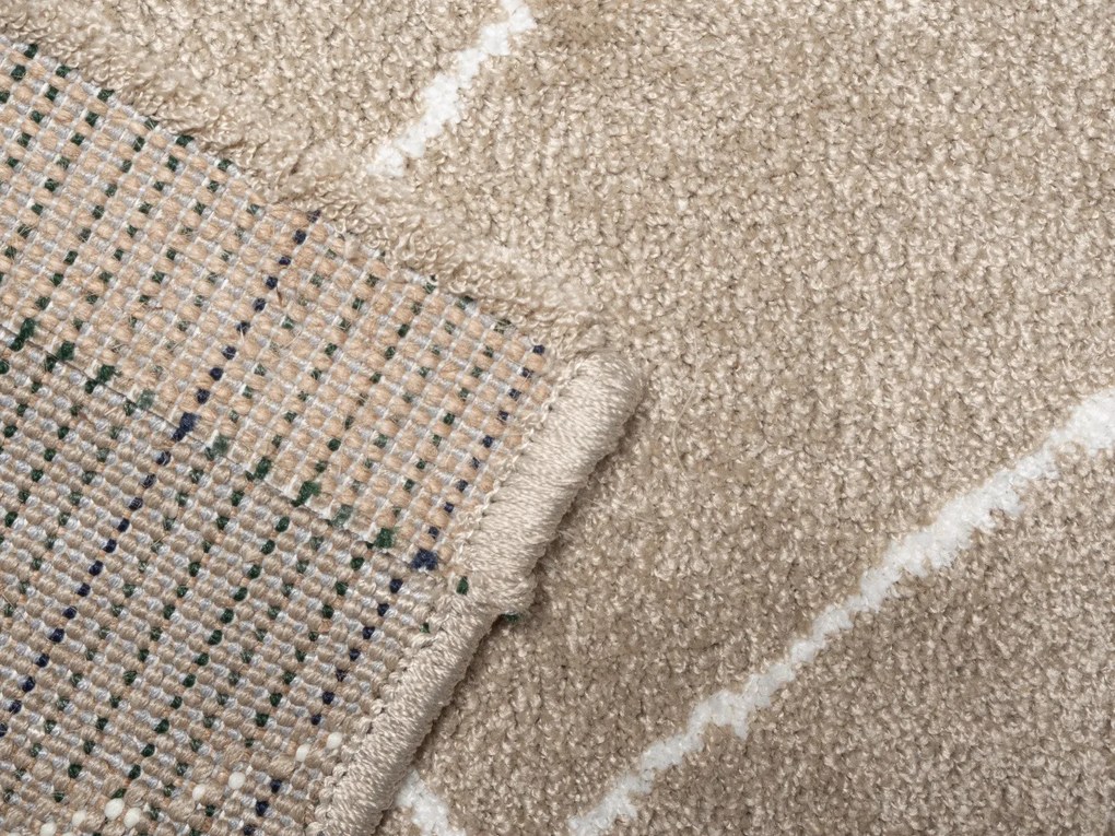 Spoltex, Kusový koberec Ambiance 681253-02 Beige, 120x170, béžová, kancelária