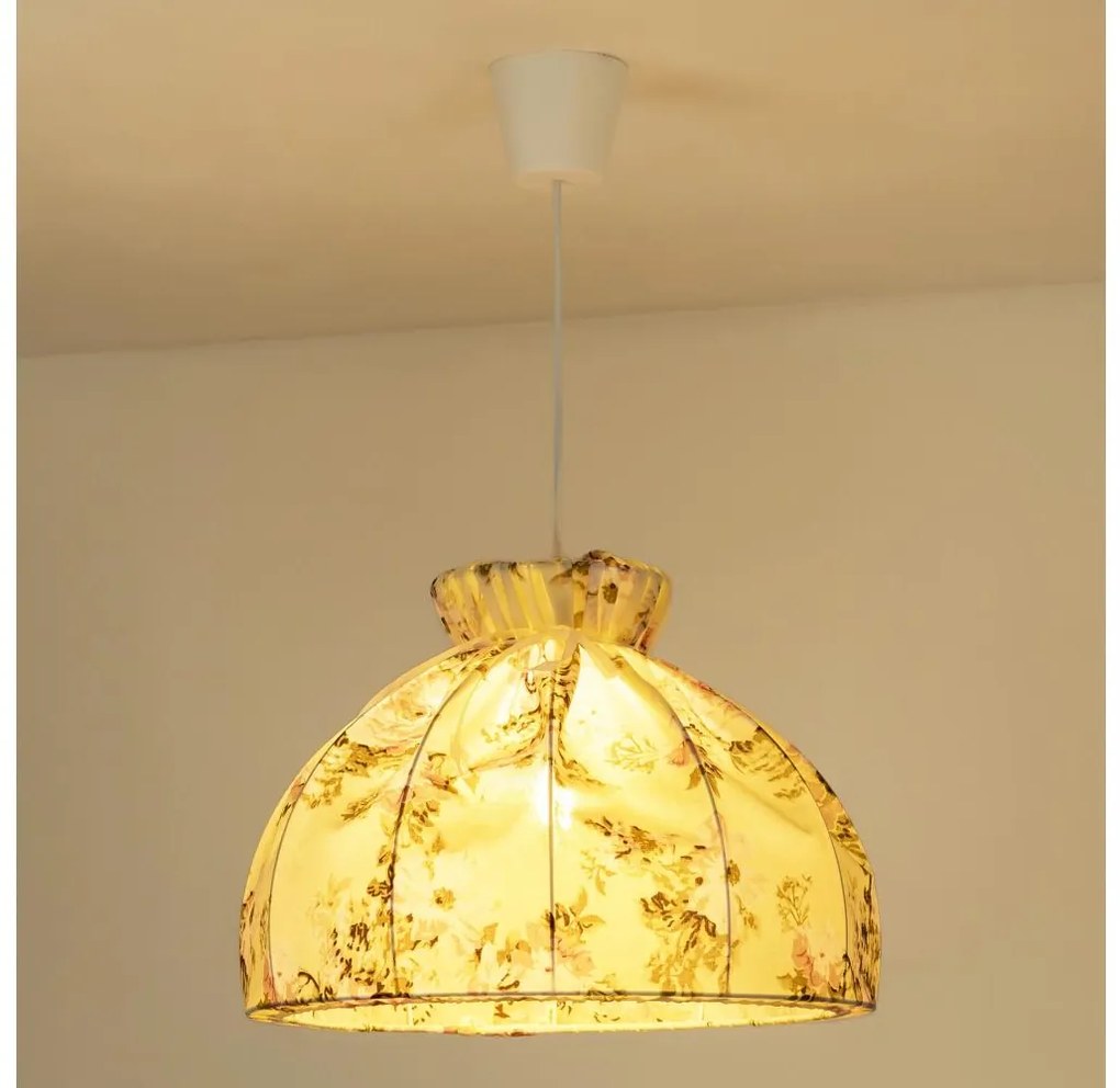 Duolla - Luster na lanku VIOLIN 1xE27/40W/230V pr. 38 cm ruža