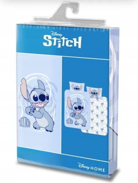Obliečky Disney Lilo and Stitch modré do postieľky 135x100cm+40x60cm Faro