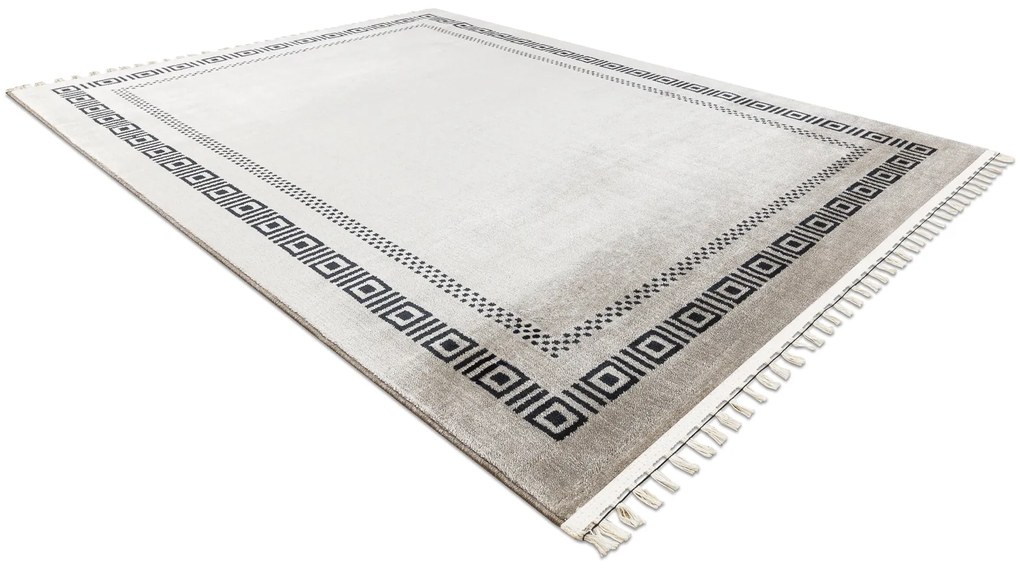 Koberec AMOUR 53098A béžovo/ čierny- grécky