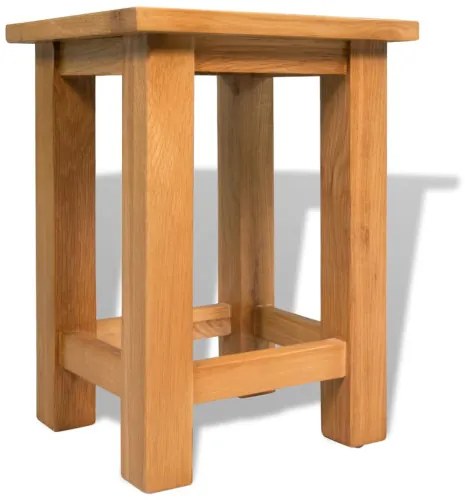 vidaXL Koncové stolíky 2 ks 27x24x37 cm dubový masív-