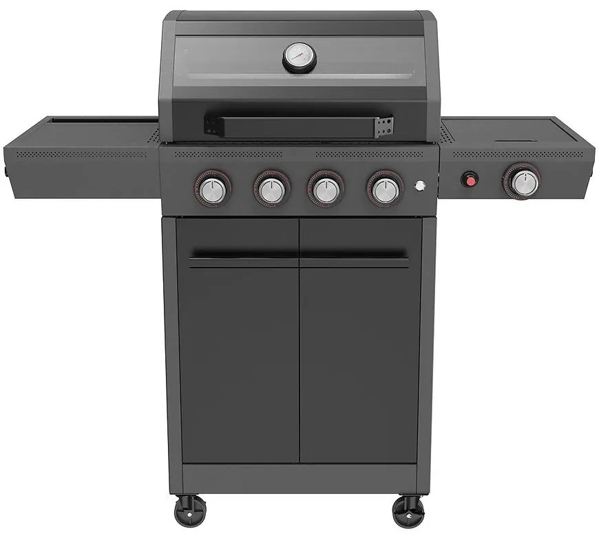Mercado Plynový gril Luxe čierny 4+1  15 kW