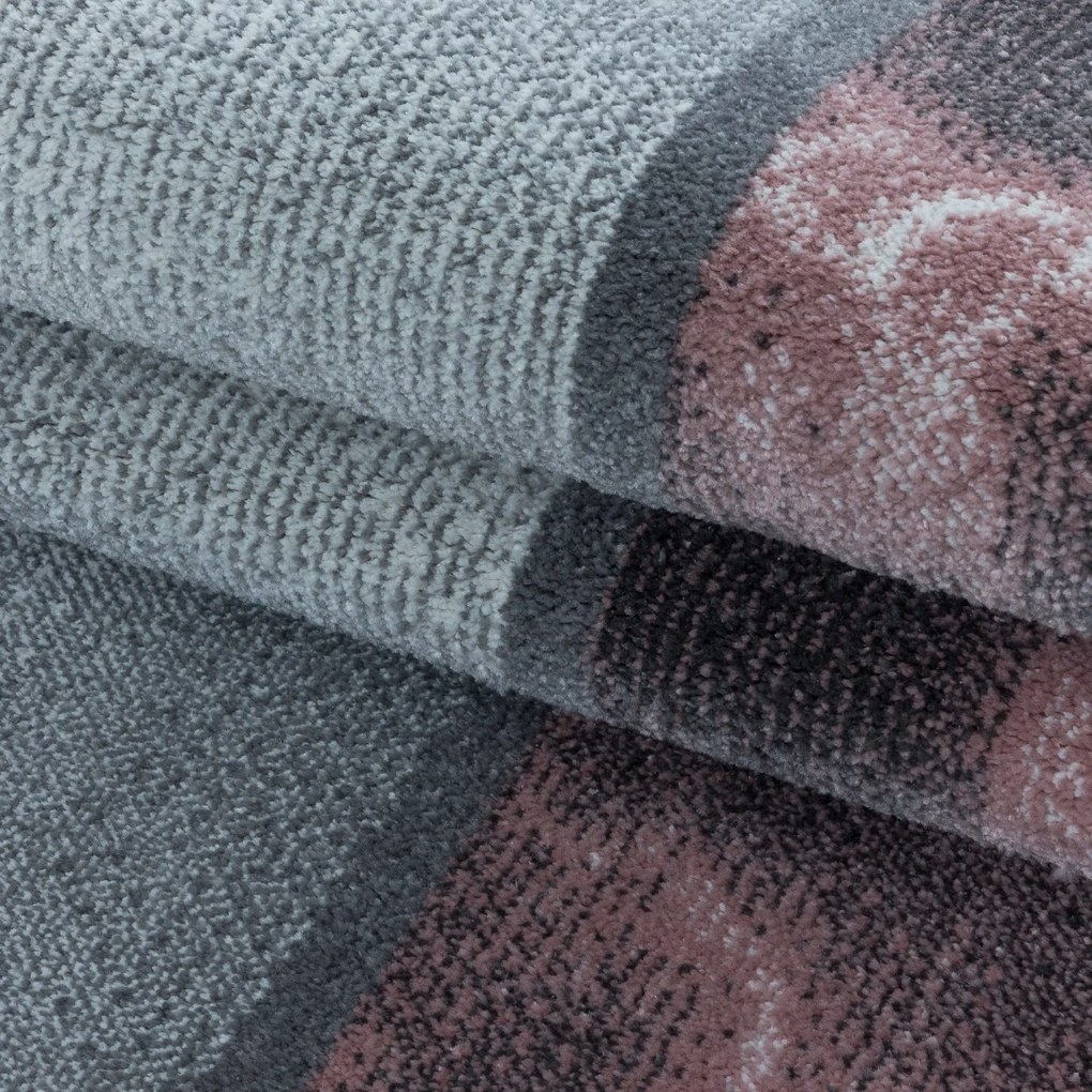 Kusový koberec Ottawa 4201 rose, 140x200, ružová, chodba / predsieň, Ayyildiz