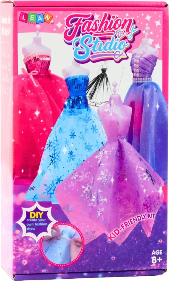 LEAN Toys DIY kreatívna sada na šitie oblečenia pre bábiky