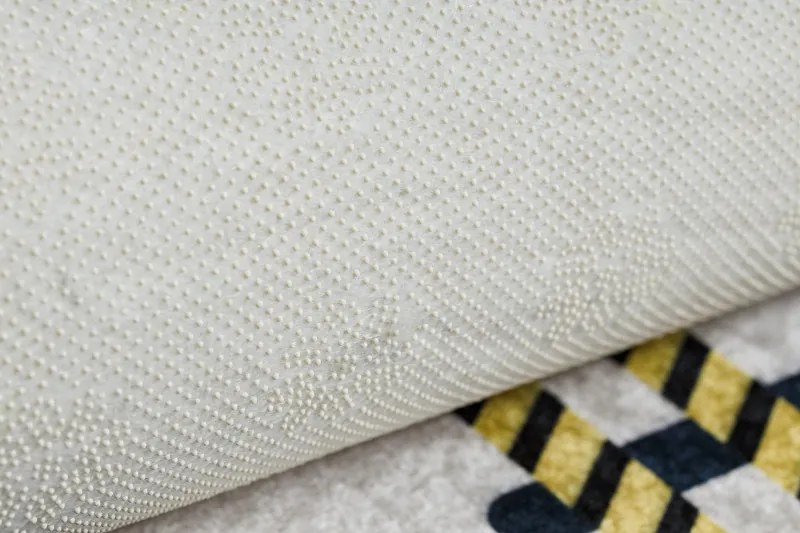 Dywany Łuszczów, Detský kusový koberec Bambino 2223 Streets cars cream, 160x220, béžová, detská izba