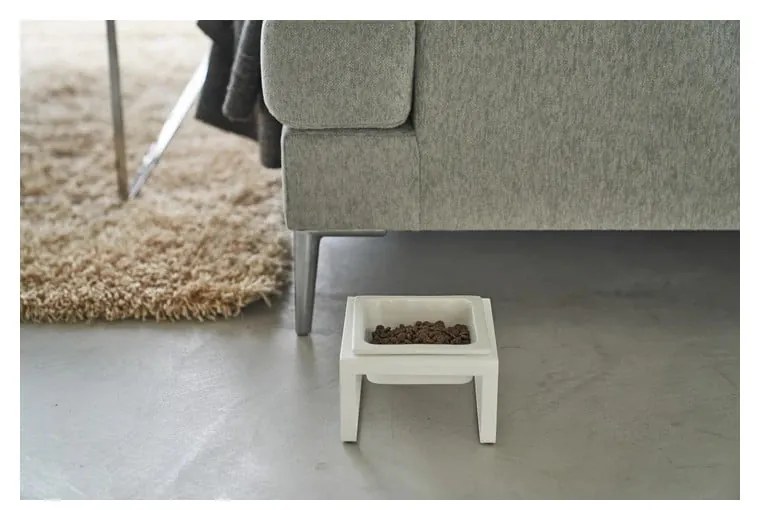 Keramická miska s podstavcom pre domáceho maznáčika Tower – YAMAZAKI