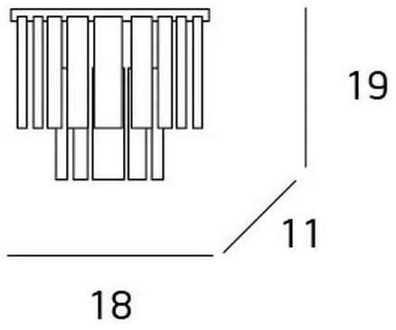 MAXLIGHT W0209 - Nástenné svietidlo MONACO 2xG9/40W/230V chróm