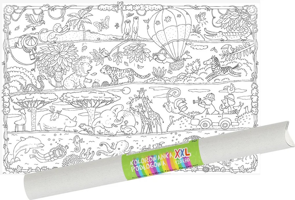Omaľovánka Safari XXL Ramiz MPP-000115