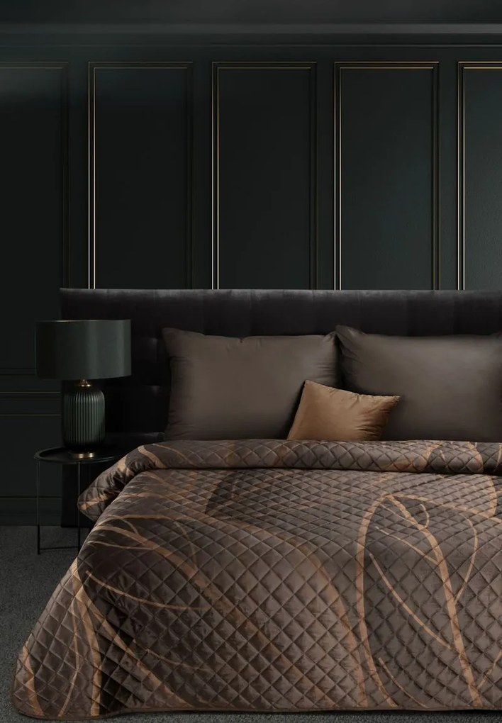 PREHOZ NA POSTEĽ LIMITED COLLECTION ALISMA2 220X240 HNEDÁ+BÉŽ