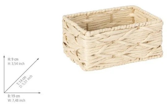 Košík z prútia Vabriano - Wenko