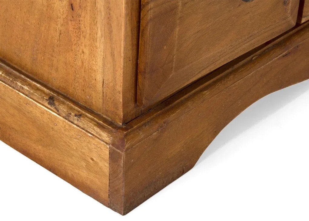 furniture-nabytek.cz - Masivní komoda Texas z akácie, lakovaná, přírodní – 58×25×82 cm