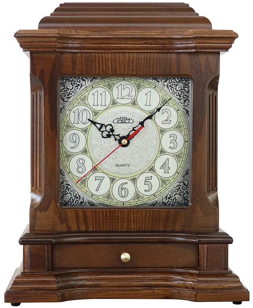 Drevené stolové hodiny PRIM 4240.50 – elegantné drevené hodiny pre váš domov