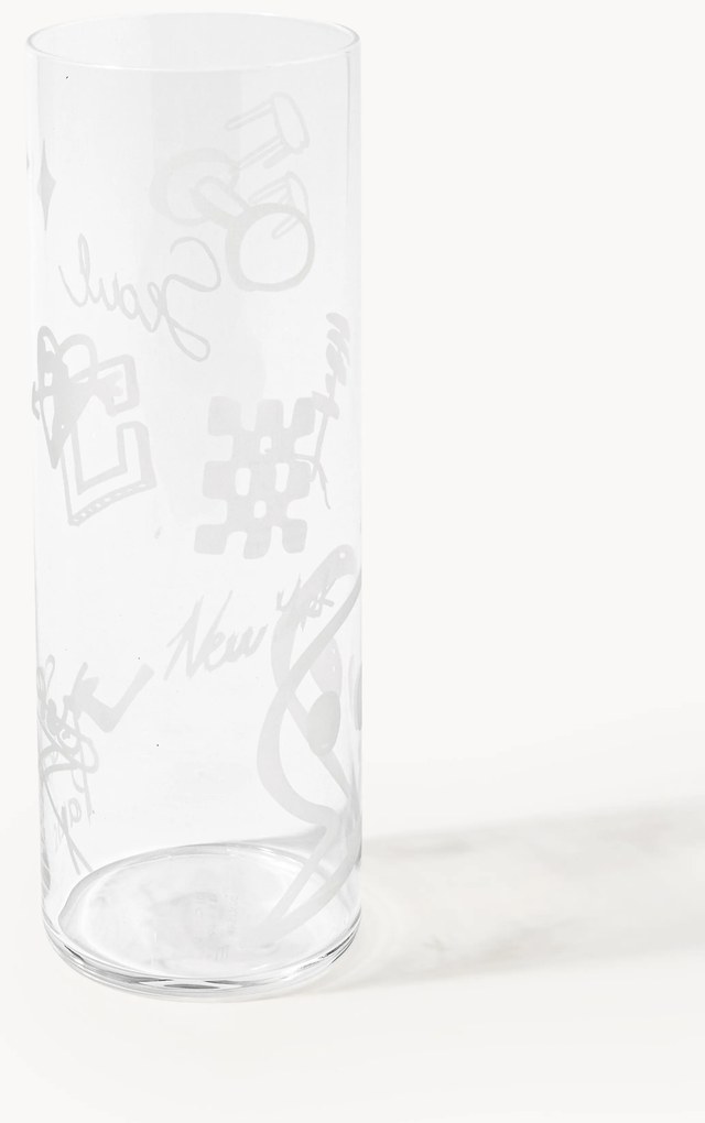 Westwing Crosby Studios, Ručne vyrobená váza Cristal, V 28 cm