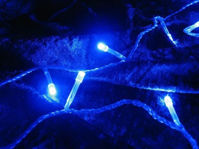 Nexos 818 Vianočné LED osvetlenie 4,5 m - modré, 30 diód