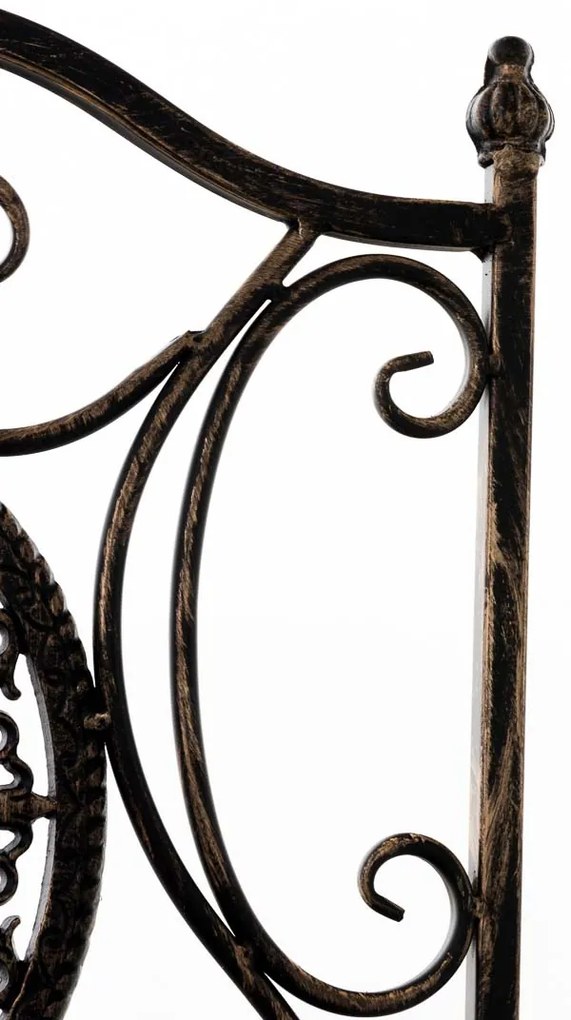 Kovová skladacia stolička Sibell - Bronzová