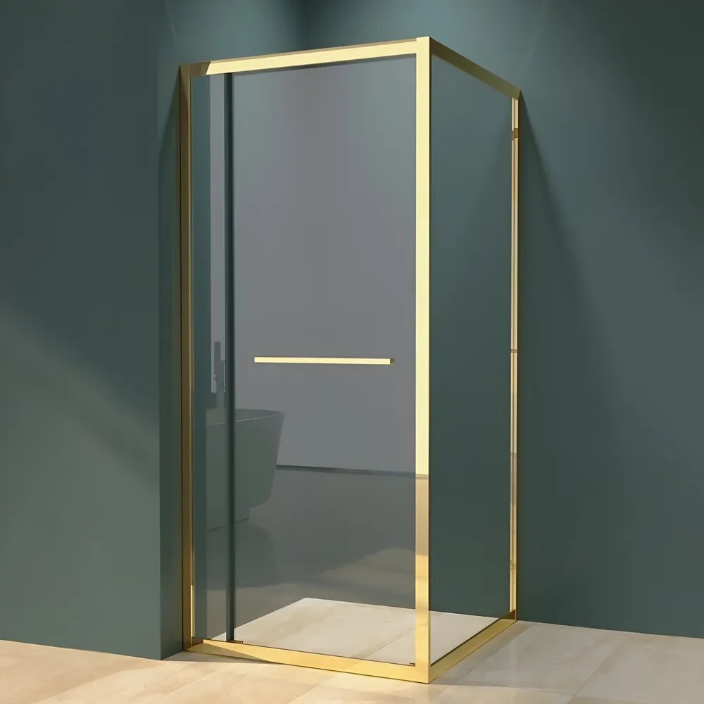 Firenze Sprchový kút Gold 6mm 80cm