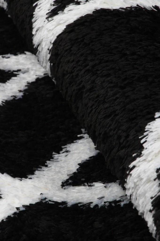 Koberec Boho 656 BLACK/CREAM rozmery koberec: 160x220 cm