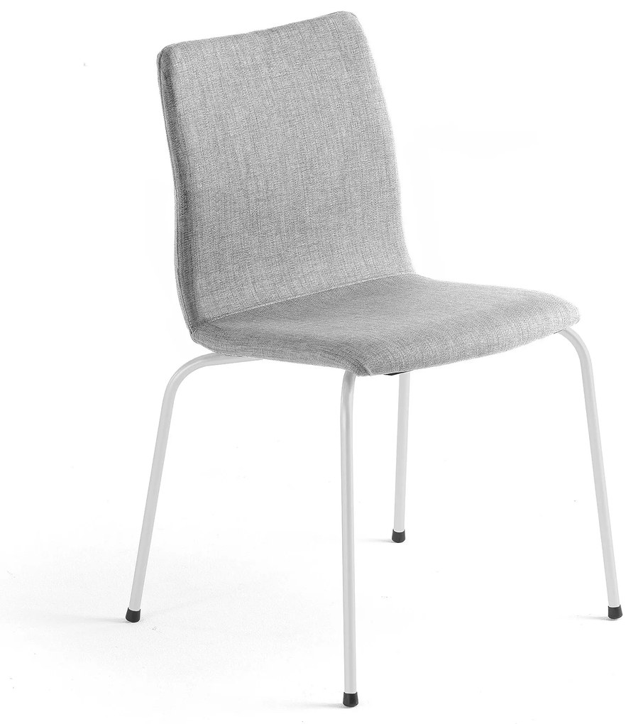 Konferenčná stolička OTTAWA, strieborná/biela