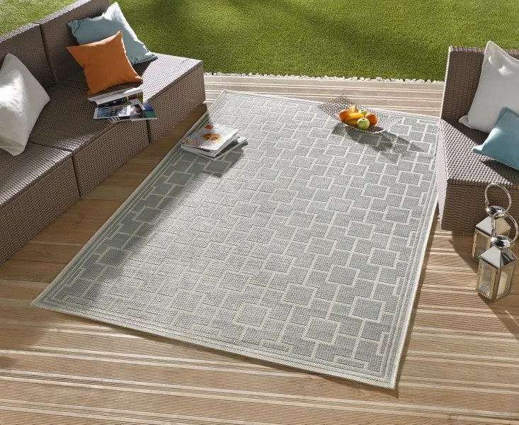 Bougari - Hanse Home koberce Kusový koberec BOTANY Bay Grau 102482 - venkovní (outdoor) - 115x165 cm