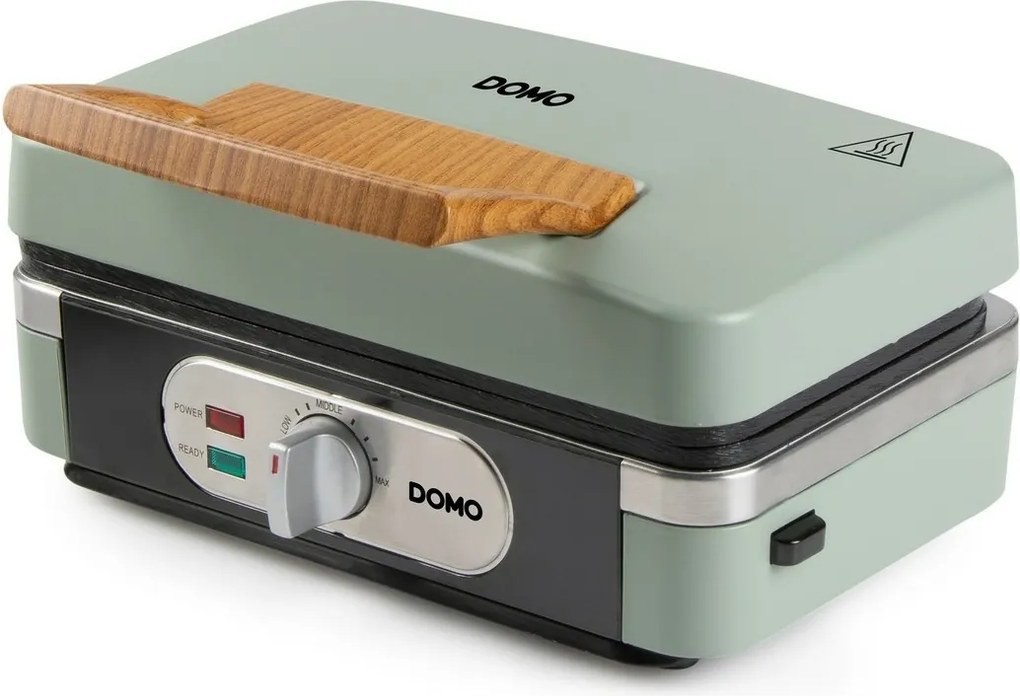 DOMO DO9276C sendvičovač 3v1, matná zelená