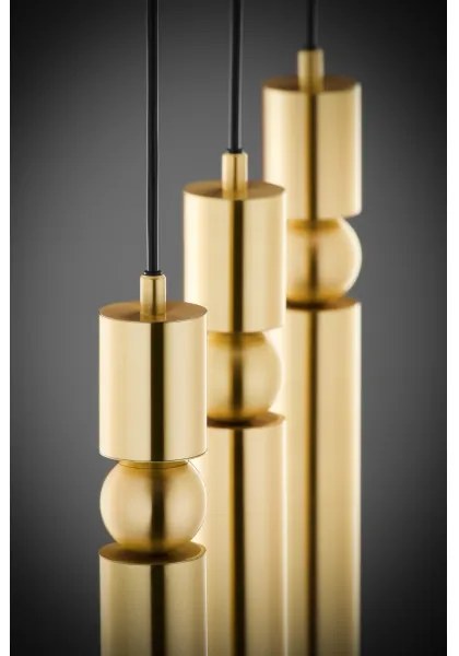 Jupiter 2010 - Luster na lanku ALAS 3xGU10/10W/230V zlatá