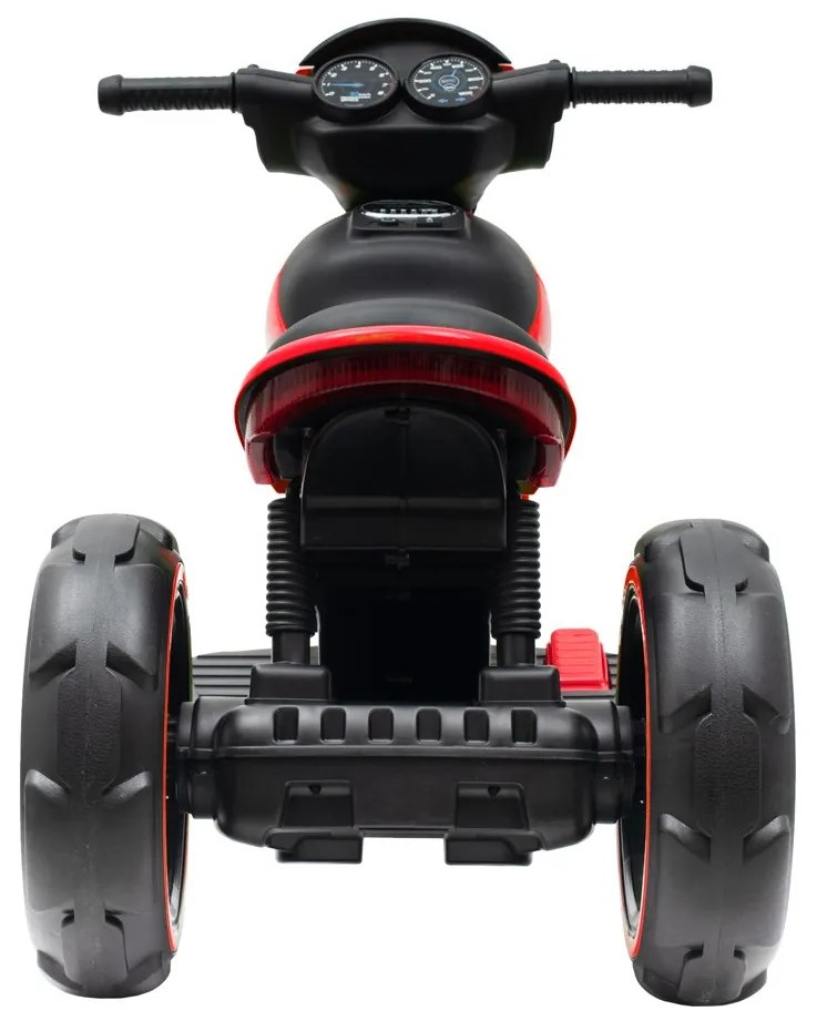 Detská elektrická motorka Baby Mix POLICE červená