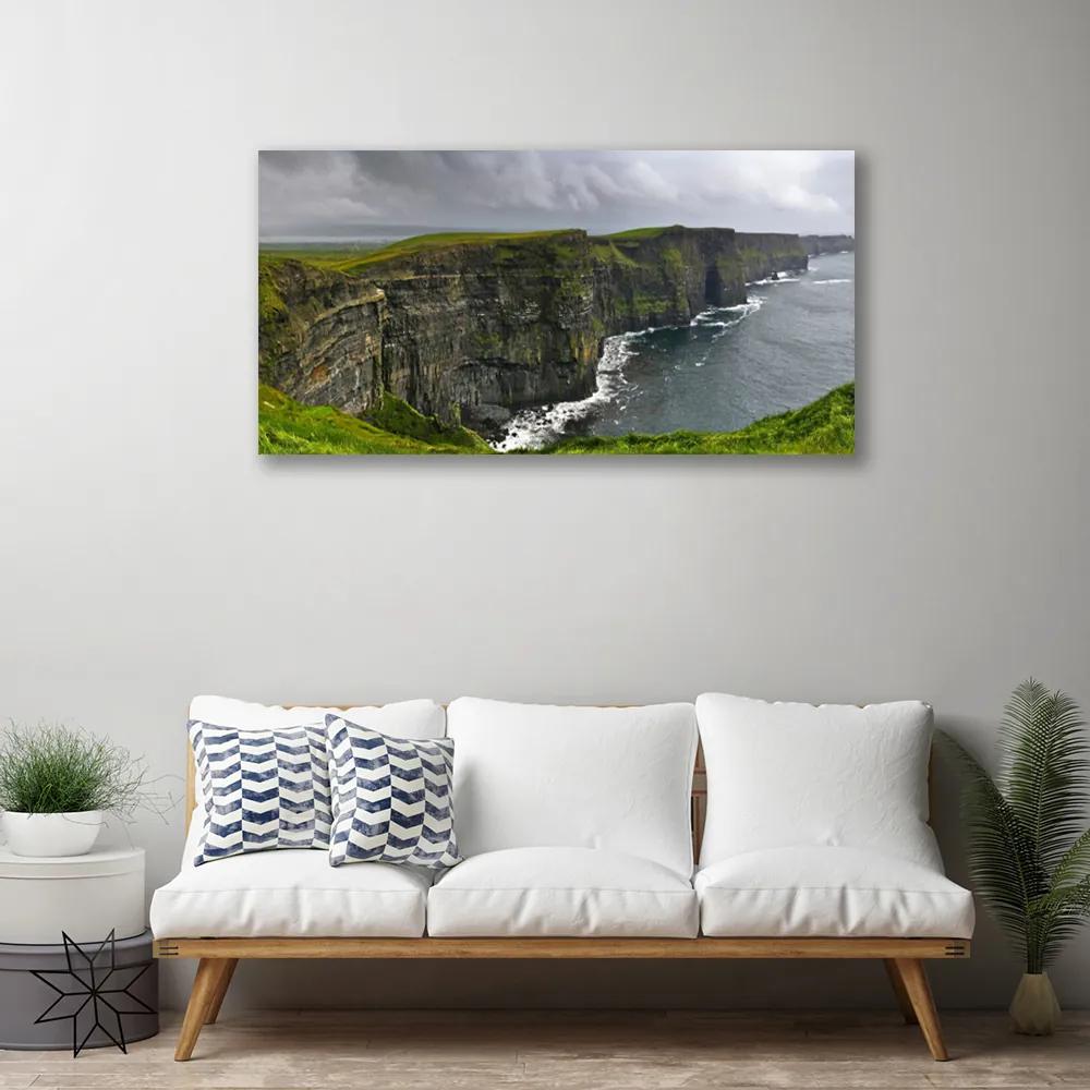 Obraz Canvas Záliv skaly voda krajina 120x60 cm