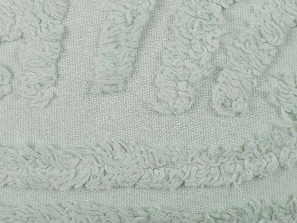 Sada 2 bavlnených vankúšov 45 x 45 cm zelená TELLIMA Beliani