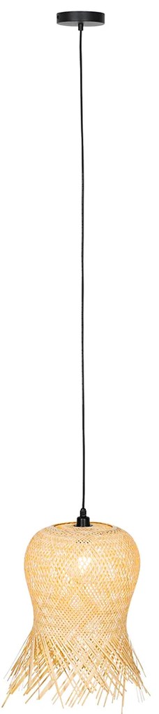 Orientálne vonkajšie závesné svietidlo bambus IP44 - Carlos