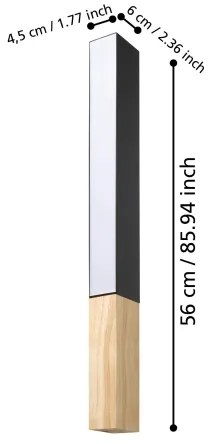 Eglo 900871 - LED Nástenné svietidlo TUDONS LED/12W/230V