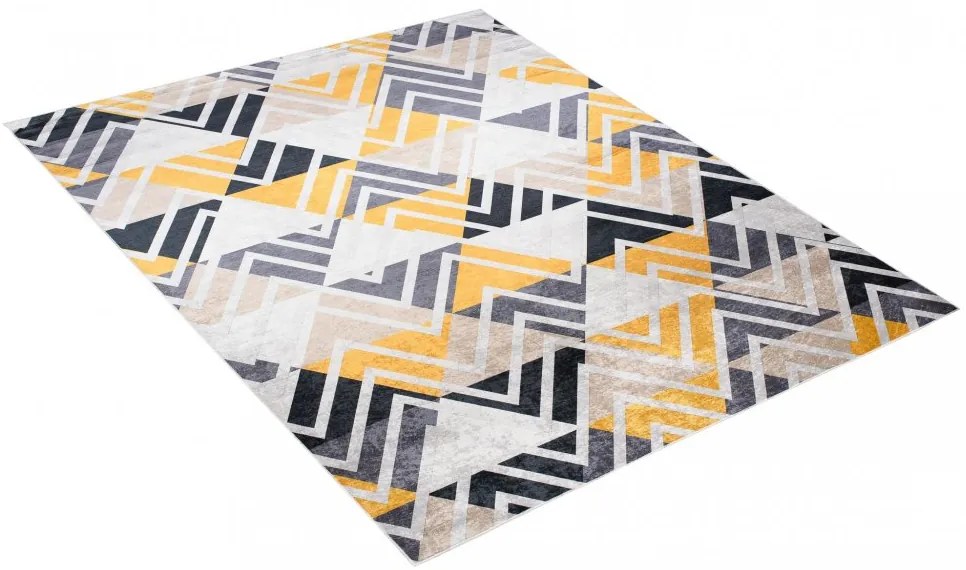 Výrazný trendový koberec s geometrickým vzorom Šírka: 80 cm | Dĺžka: 150 cm