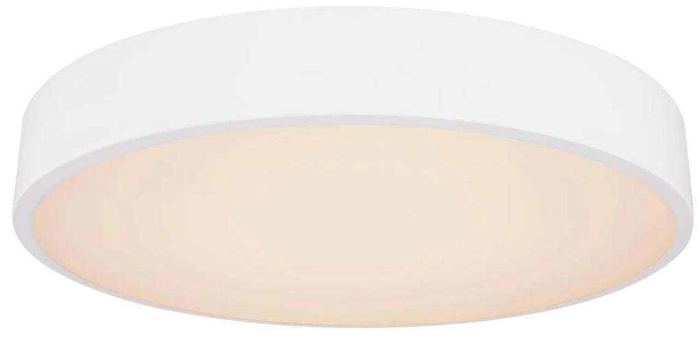 GLOBO Stropné prisadené LED osvetlenie WISS, 24W, teplá biela-studená biela, 40cm, okrúhle, biele
