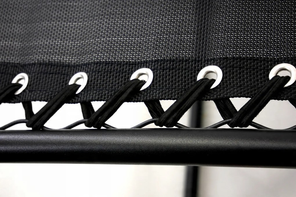 CH Záhradné skladacie relaxačné kreslo s vankúšom Zero IV - sivá