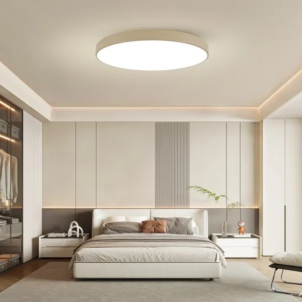 Brilagi-LED Stropné svietidlo POOL LED/128W/230V 3000/4500/6000K pr. 100 cm béžové