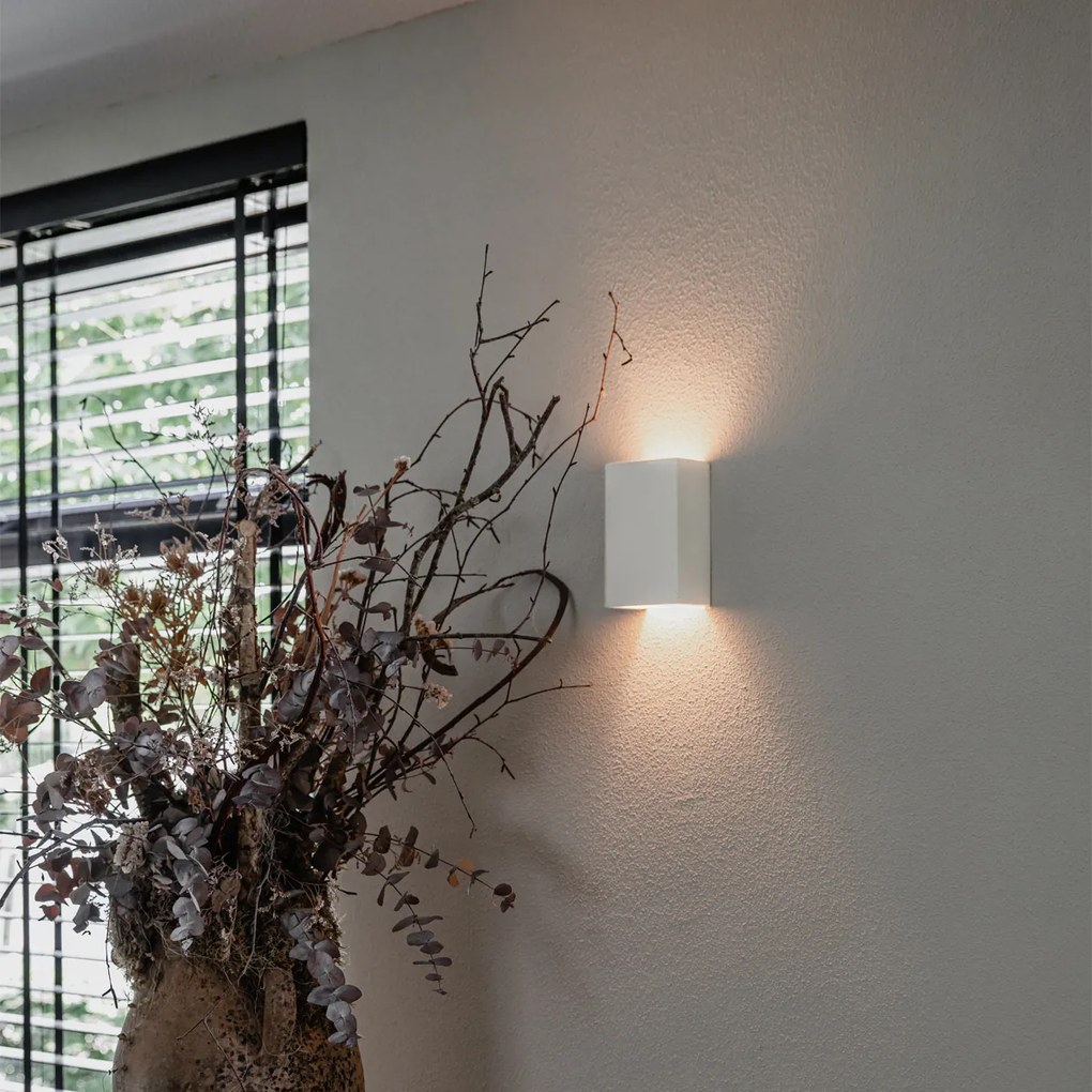 Moderná nástenná lampa biela - Colja Novo