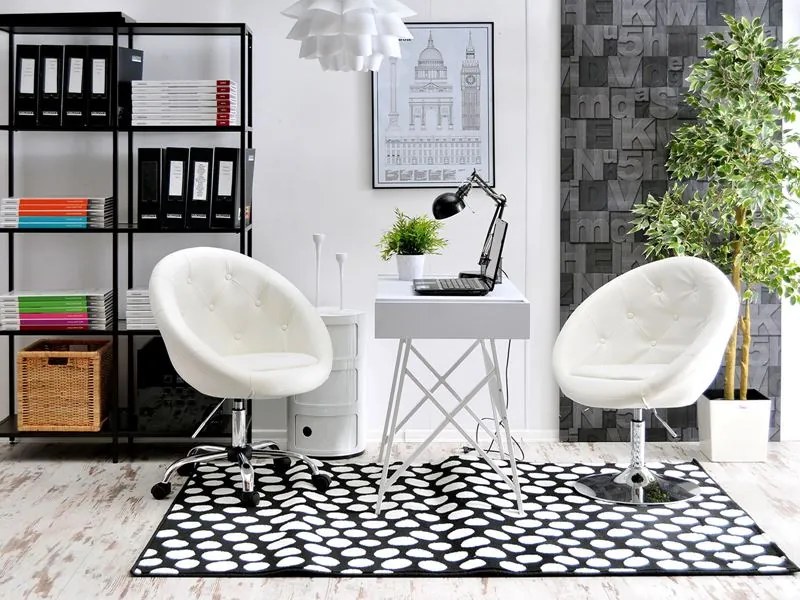 Kreslo Lush 3 (biela + zlatá). Akcia -24%. Vlastná spoľahlivá doprava až k Vám domov. 1110203