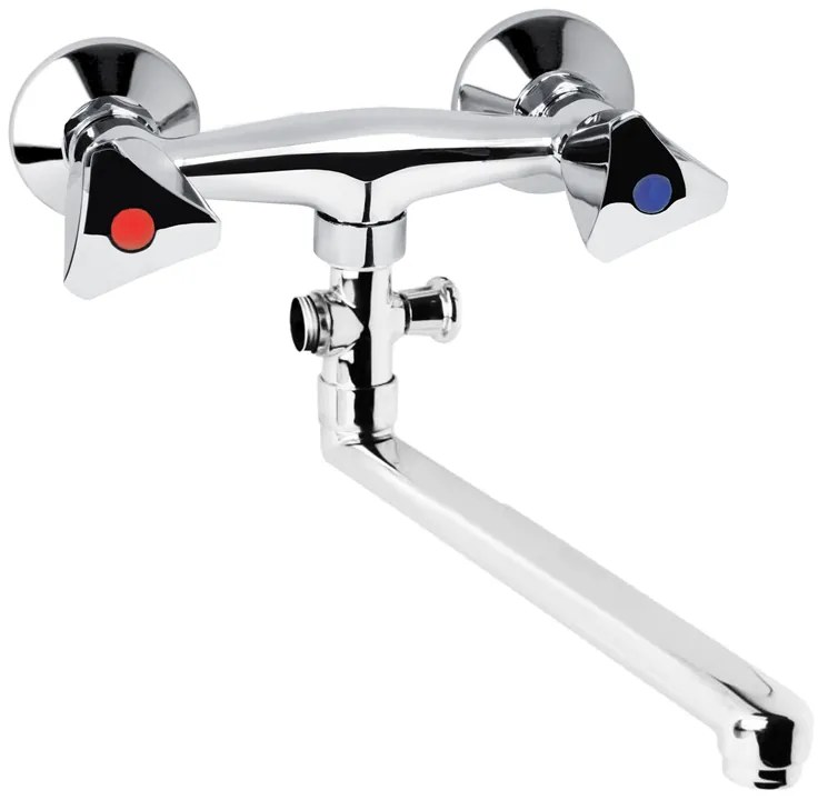 Mereo Mereo, Nástenná batéria do byt. jadra, Kasia, ramienkom 300 mm, bez příslušenstva, chróm, MER-CBS60203