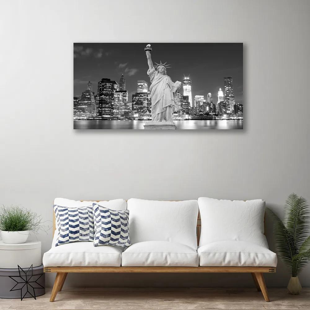 Obraz na plátne Socha slobody new york 125x50 cm