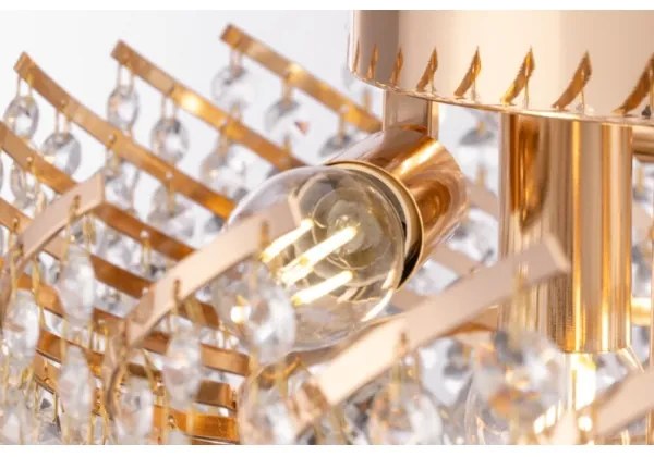 Maytoni DIA120-06-G - Stropné svietidlo KAROLINA 6xE14/40W/230V