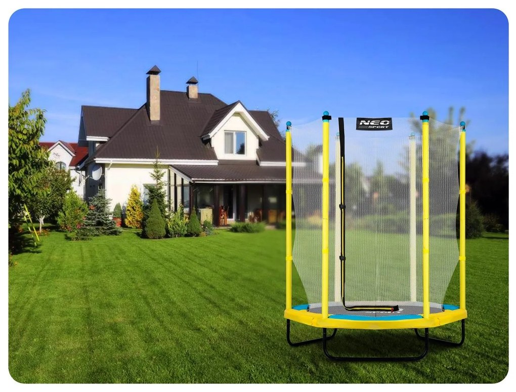 Detská záhradná trampolína 140 cm/4,5ft Neo-Sport NS-04W240F