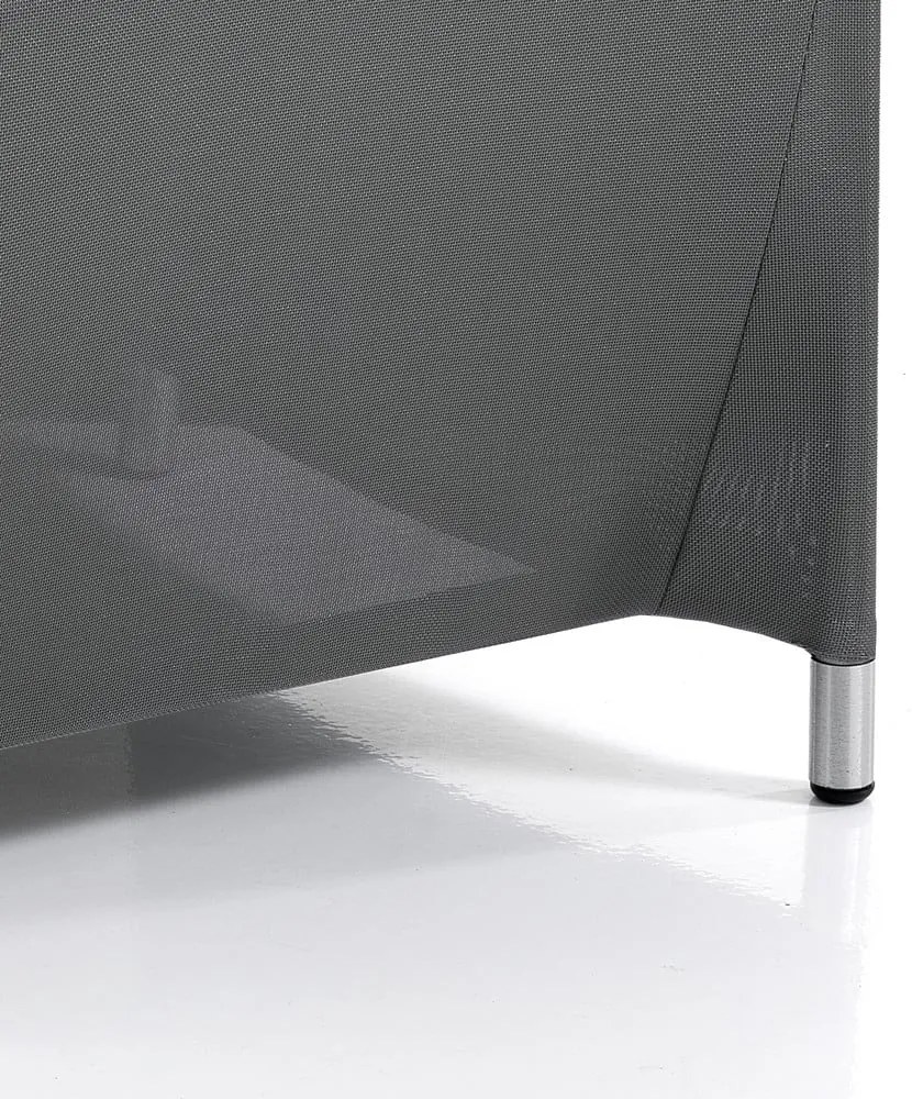 Sivá kovová záhradná stolička Bali - Tomasucci