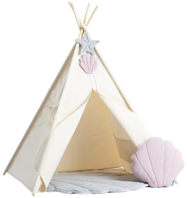 lovel.sk Detský stan teepee Mermaid - Grey