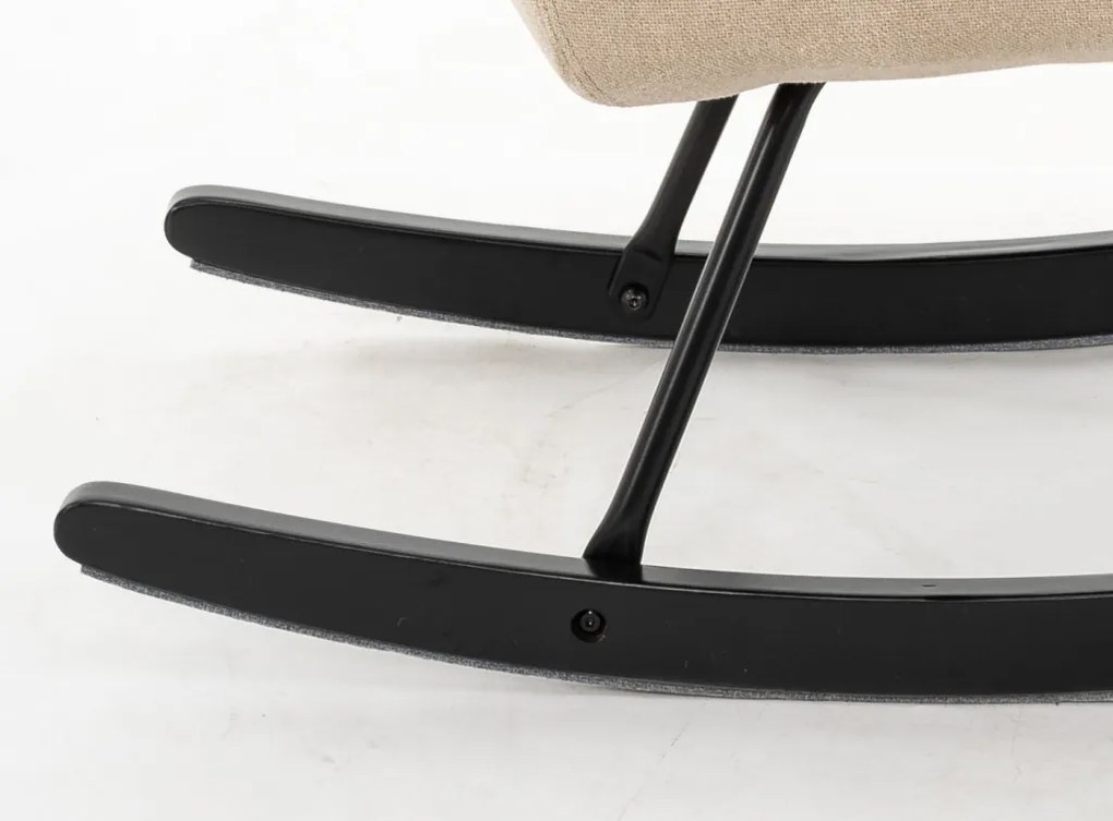 Hojdacie kreslo Galileo, béžová tkanina