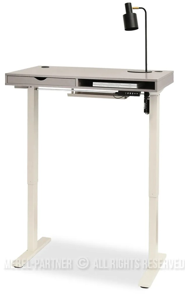 PC stolík Osto 100 (béžová + biela). Akcia -22%. Vlastná spoľahlivá doprava až k Vám domov. 1109808