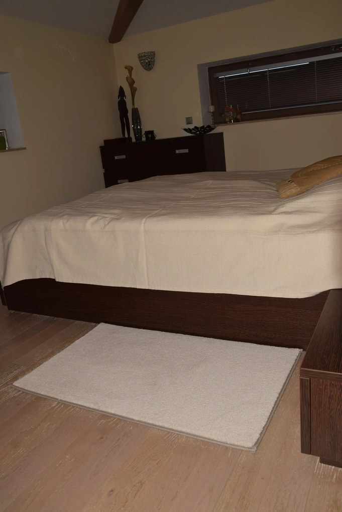 Kusový koberec Supersoft s bordurou 250 béžový, 120x170, béžová, spálňa, Tapibel